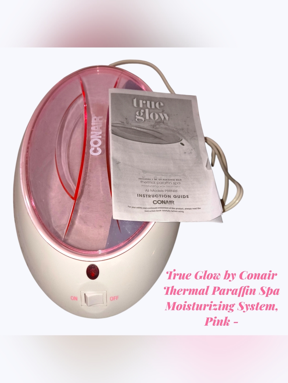 True Glow by Conair Pink Thermal Paraffin Spa